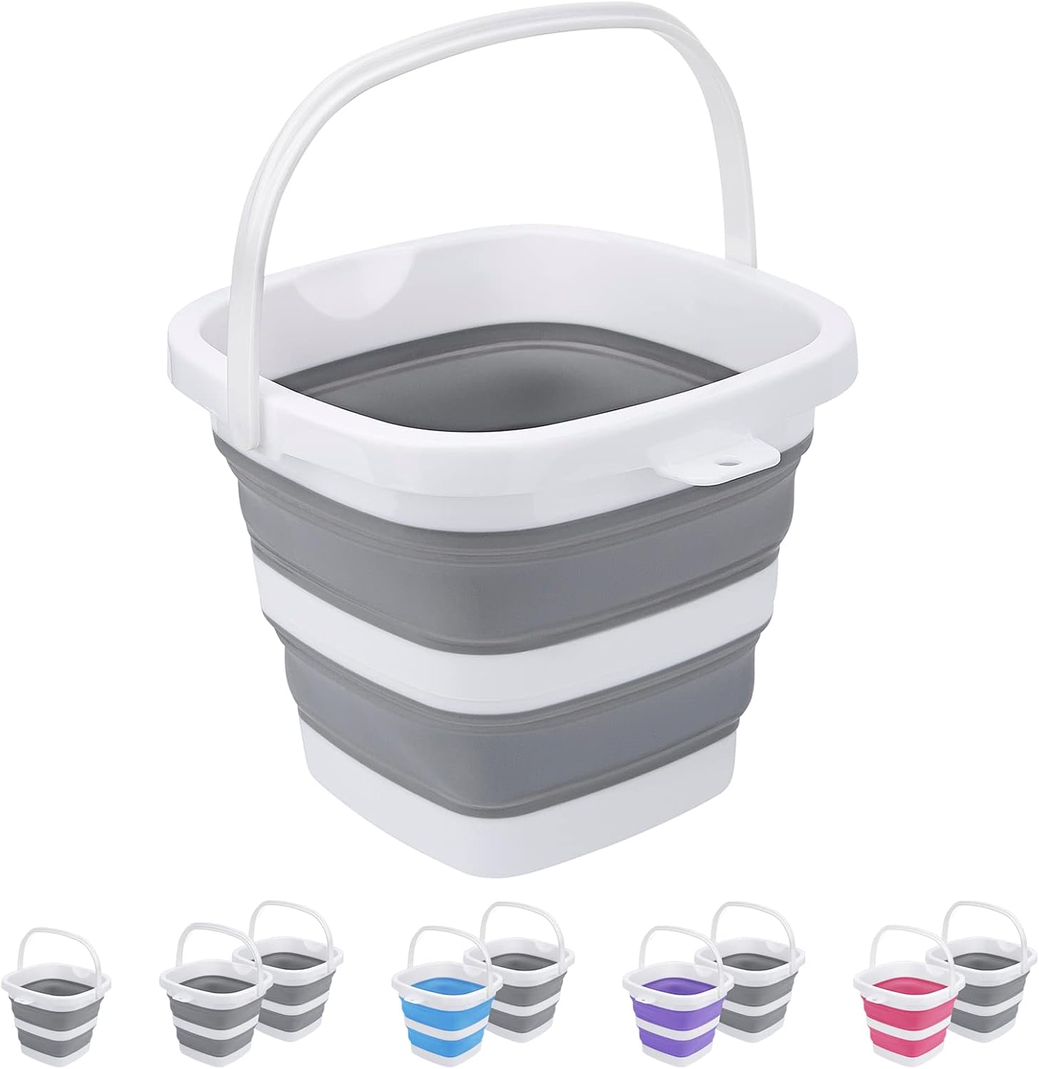 Collapsible bucket used during treatment
